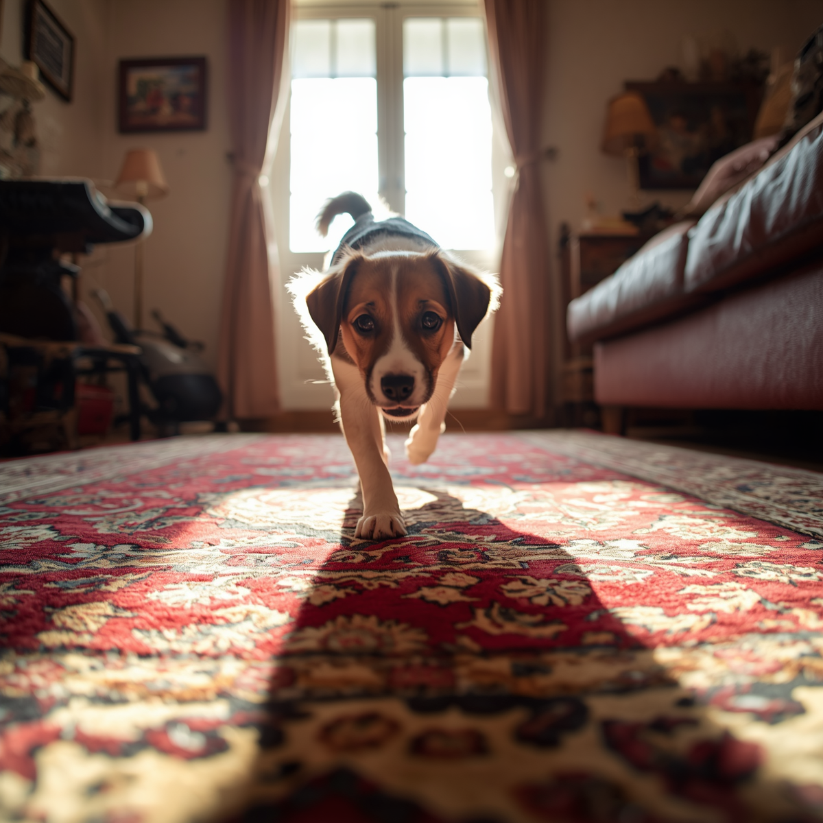 Cane che fa pipi