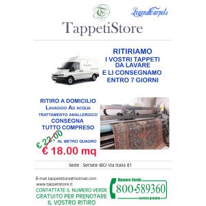Promozione lavaggio tappeti